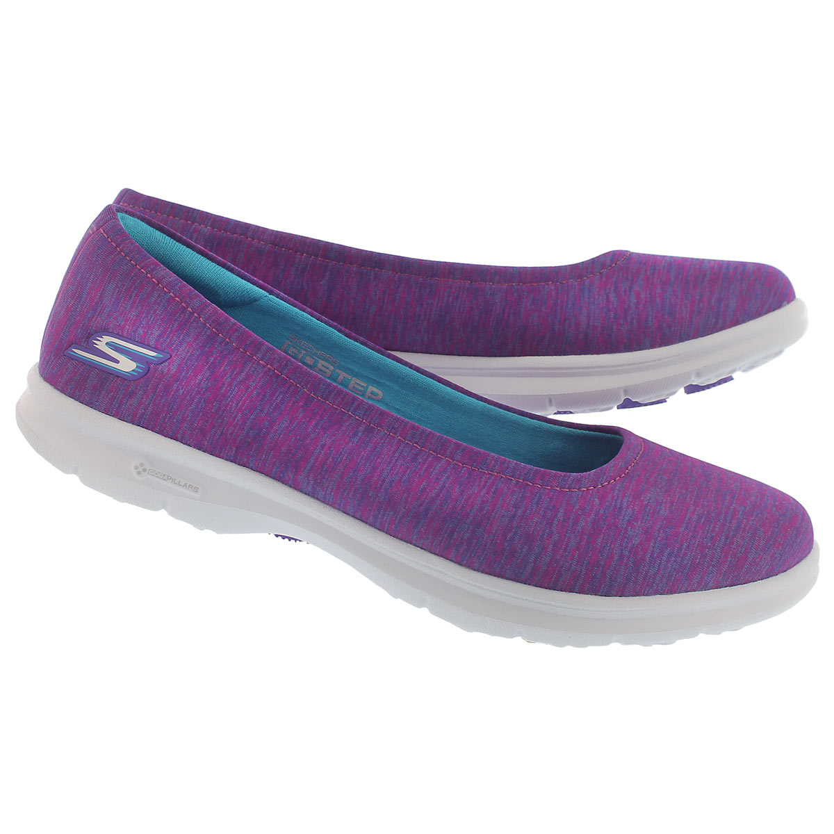 Lds GOstep Challenge pl/blu walking shoe