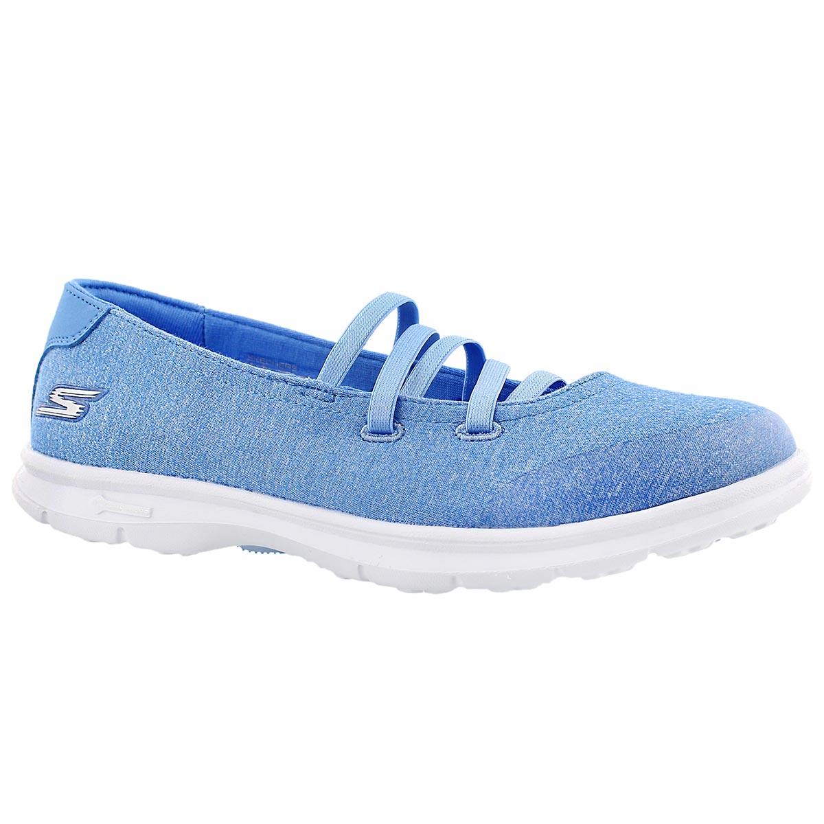 Women's POSE blue Mary Jane flats