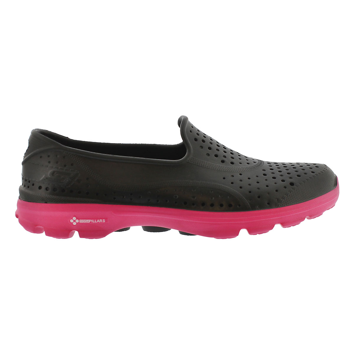 Lds H2 GO black/pink waterproof slip on