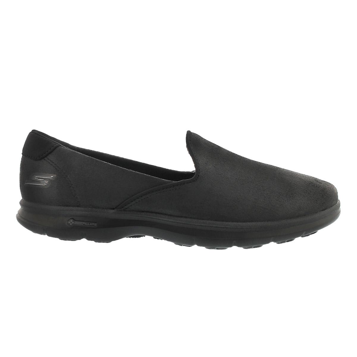Lds Untouched black slip on loafer
