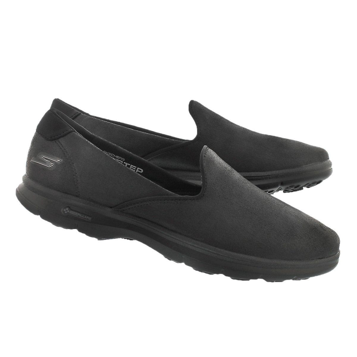 Lds Untouched black slip on loafer