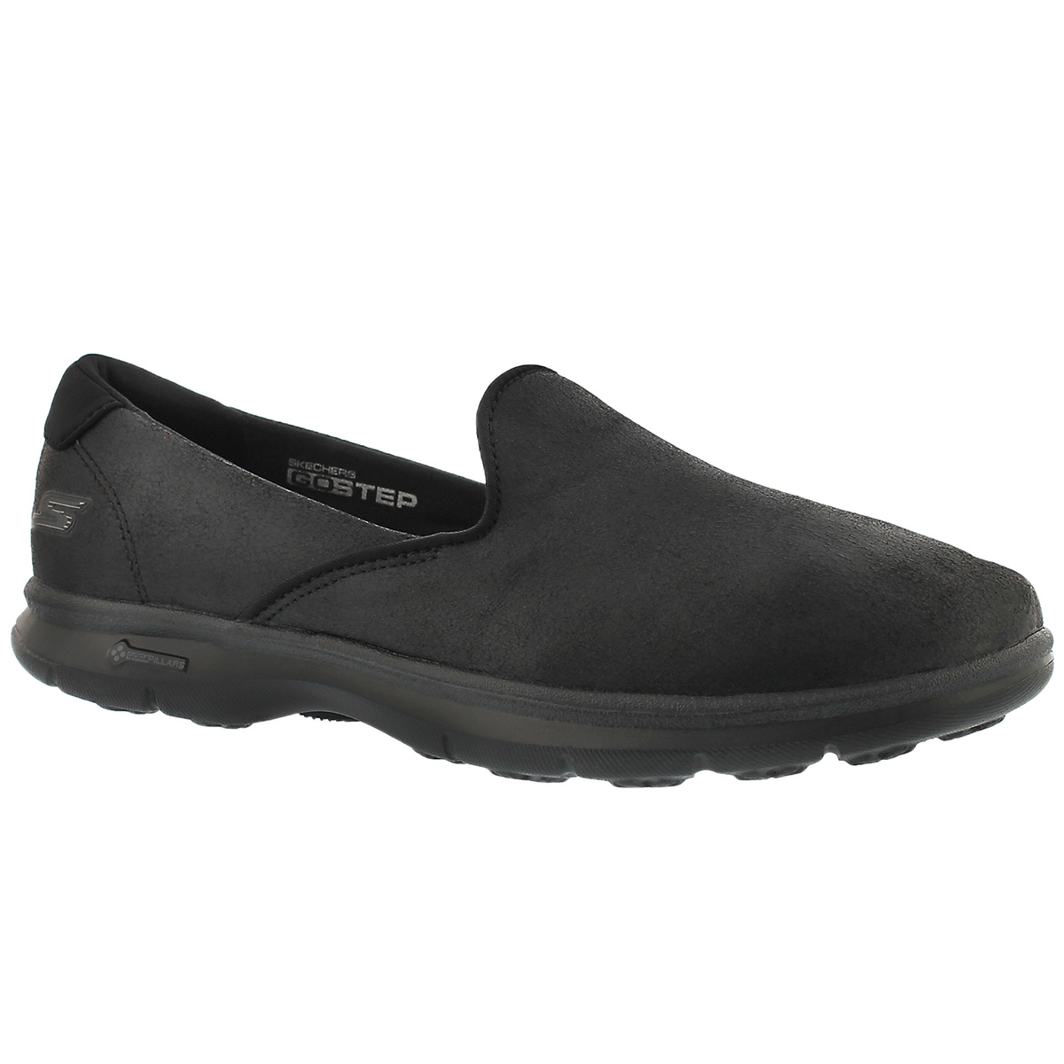 Lds Untouched black slip on loafer