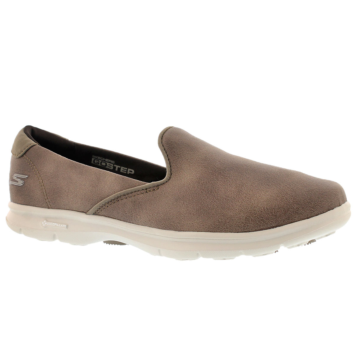 Lds Untouched taupe slip on loafer