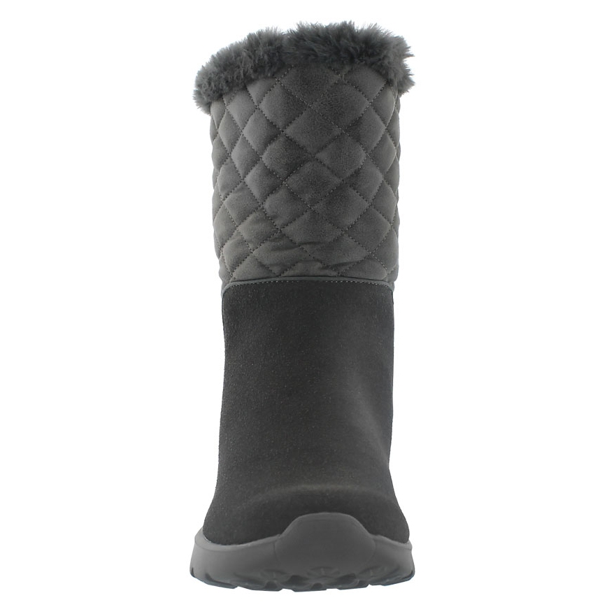 Botte mi-mollet 400 Snugly, anthrac, fem