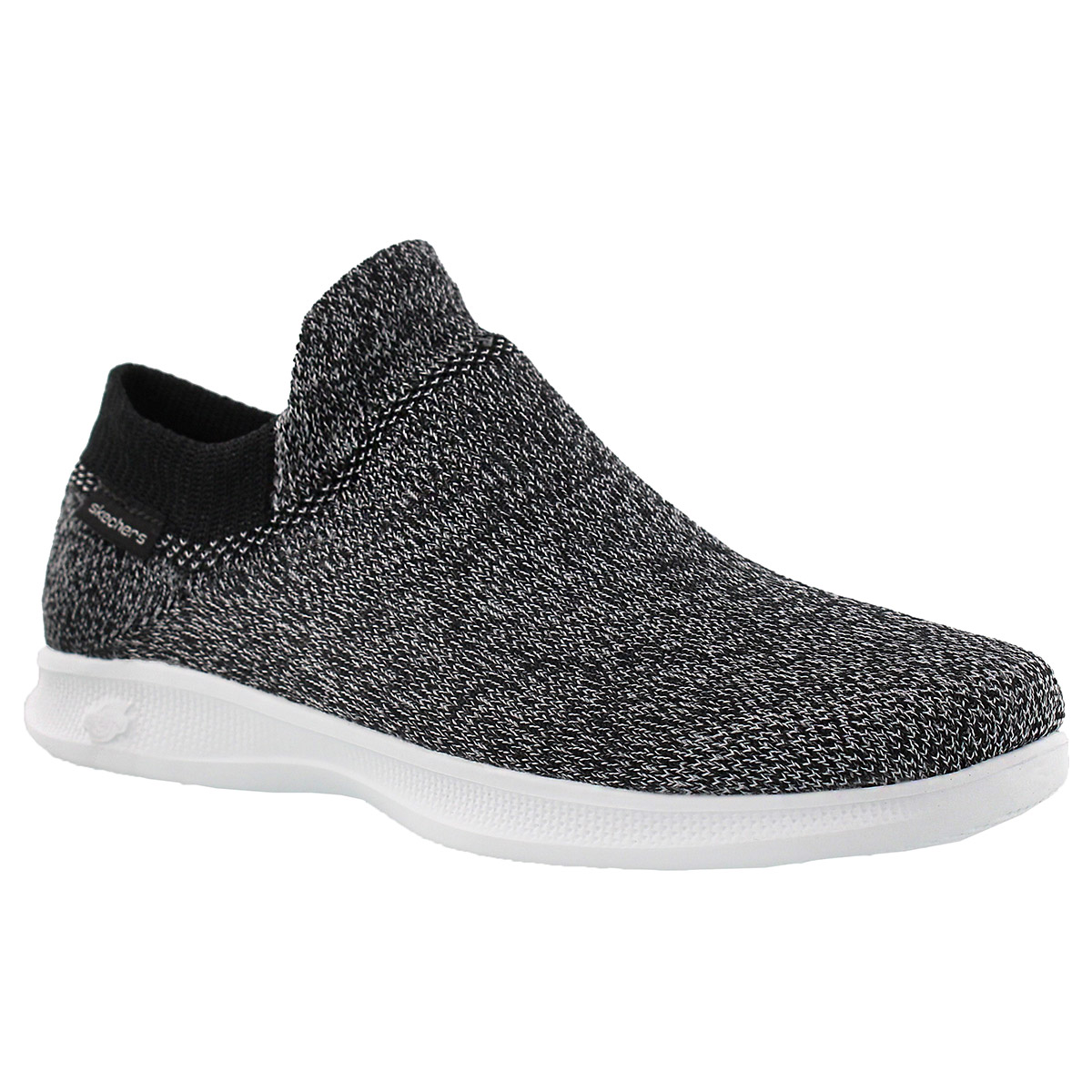 Women's GOstep LITE ULTRASOCK blk/wht slip ons