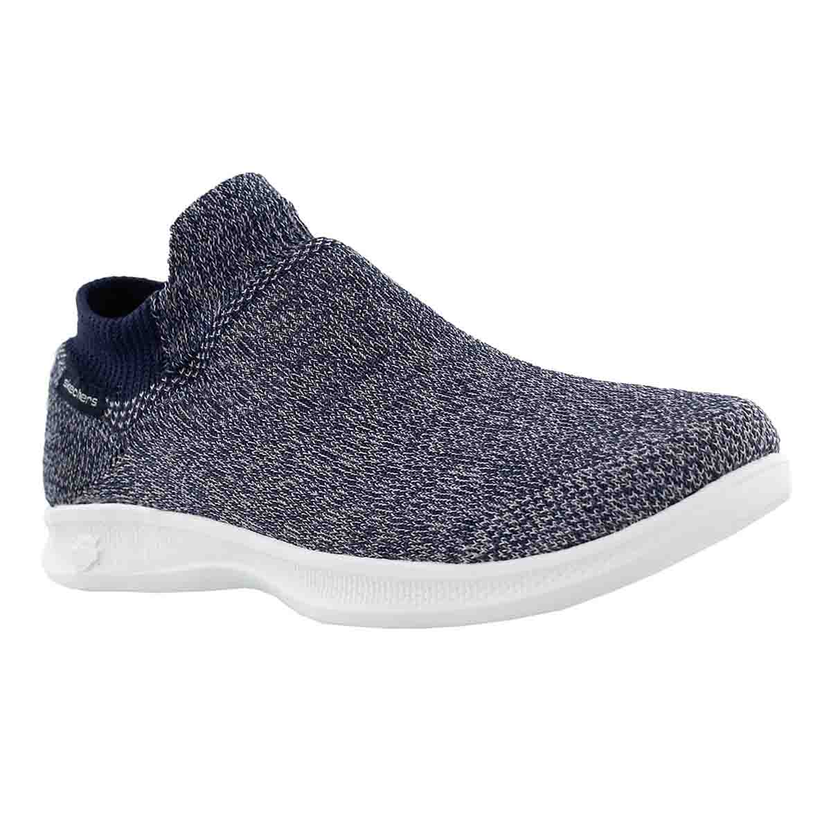Lds GOStepLite Ultrasock nvy/wht slip on