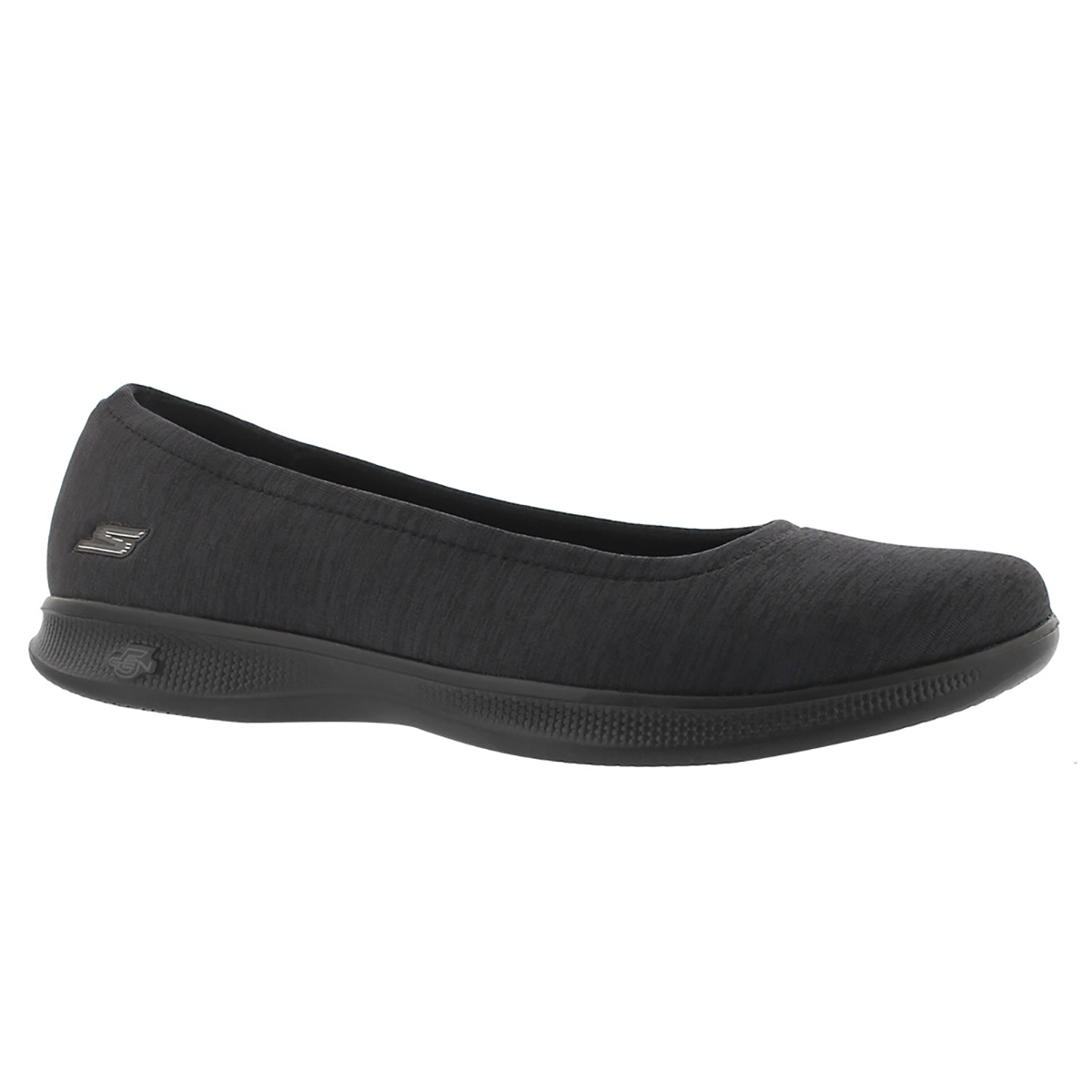 Lds GOStepLite blk space dye casual flat