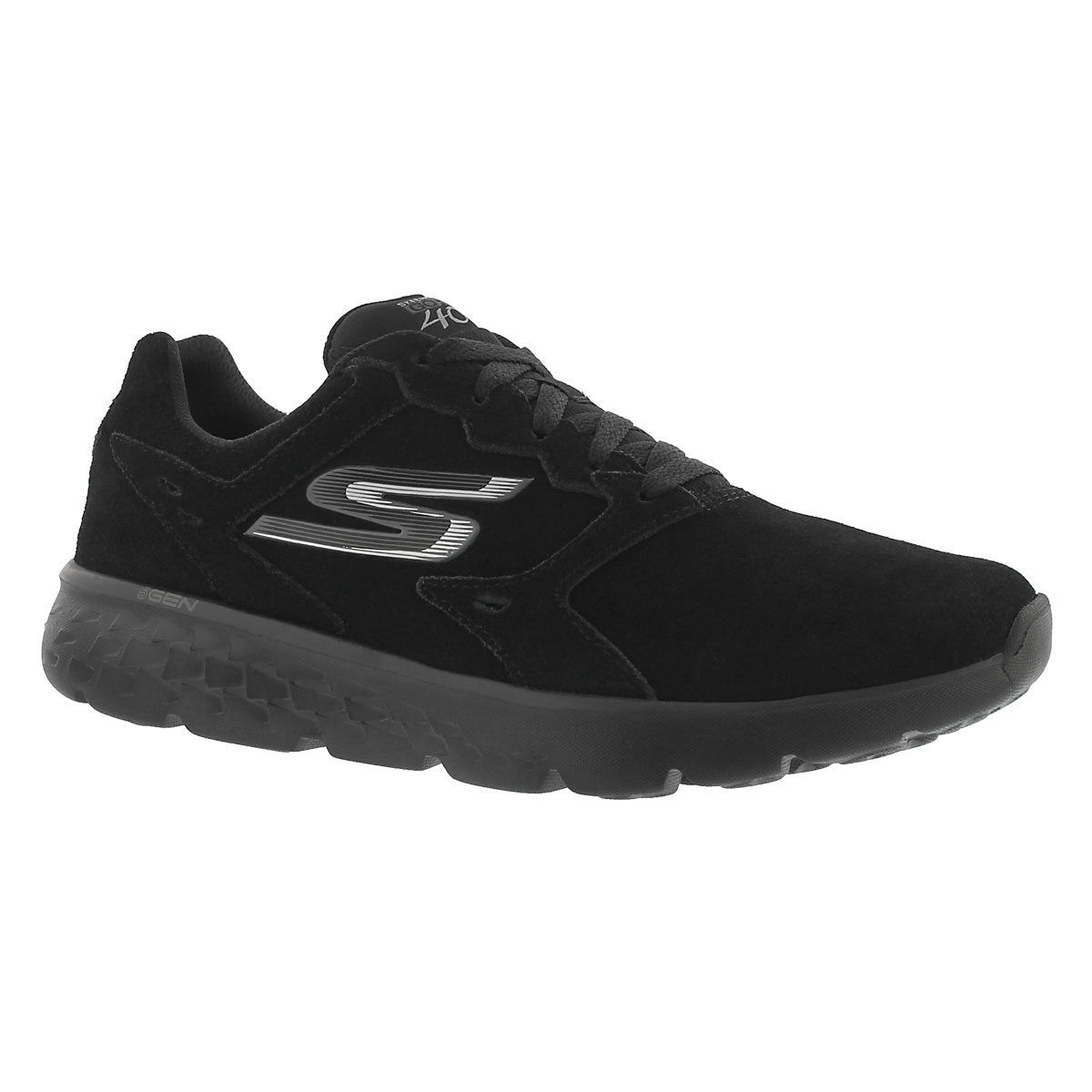 Lds GOrun 400 black lace up running shoe