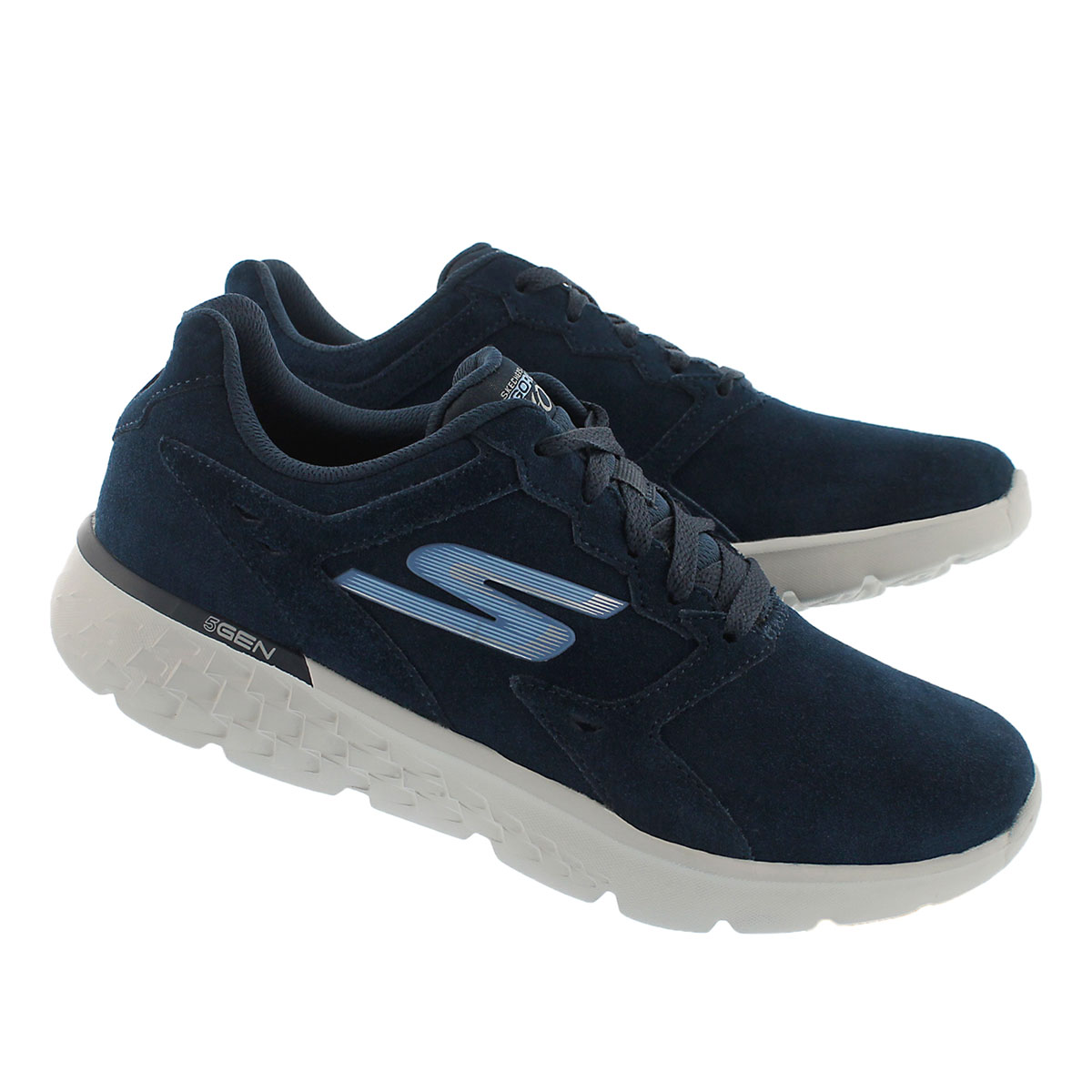 Lds GOrun 400 navy lace up running shoe