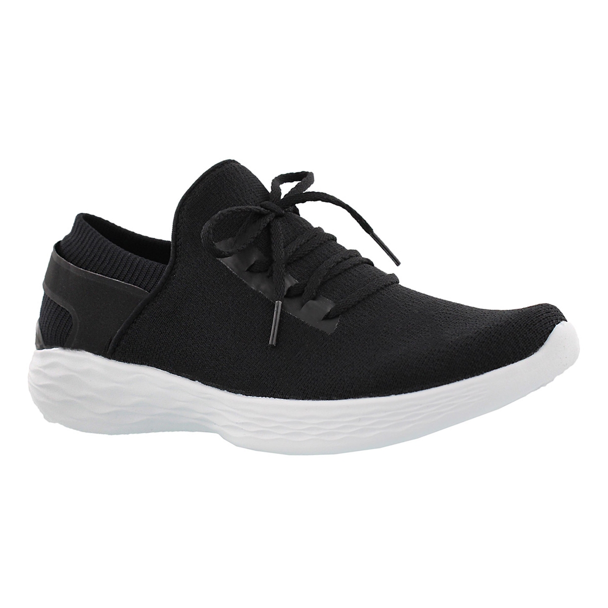 Women's YOU INSPIRE black/white slip on sneakers
