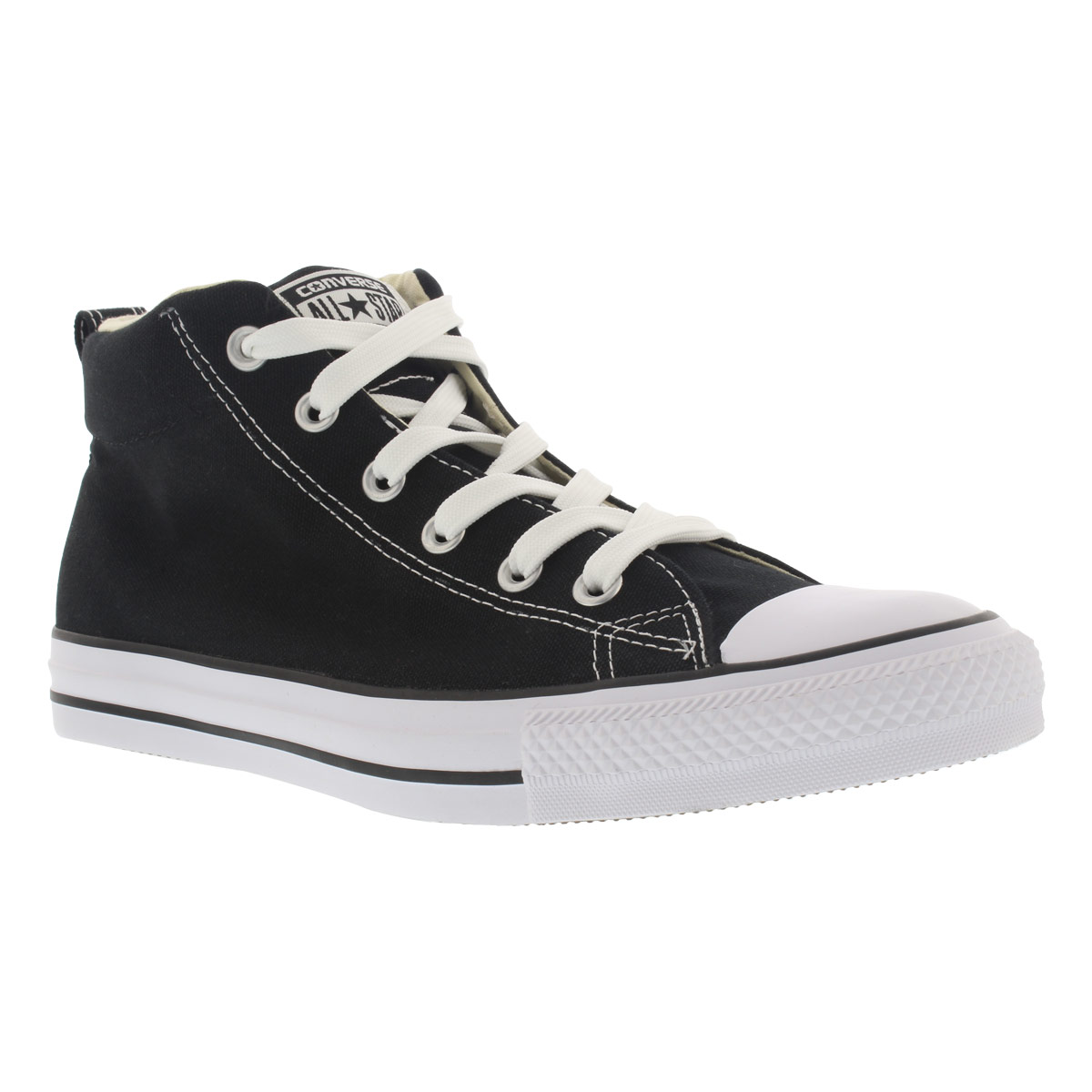 Men's CT ALL STAR STREET canvas black mid sneakers