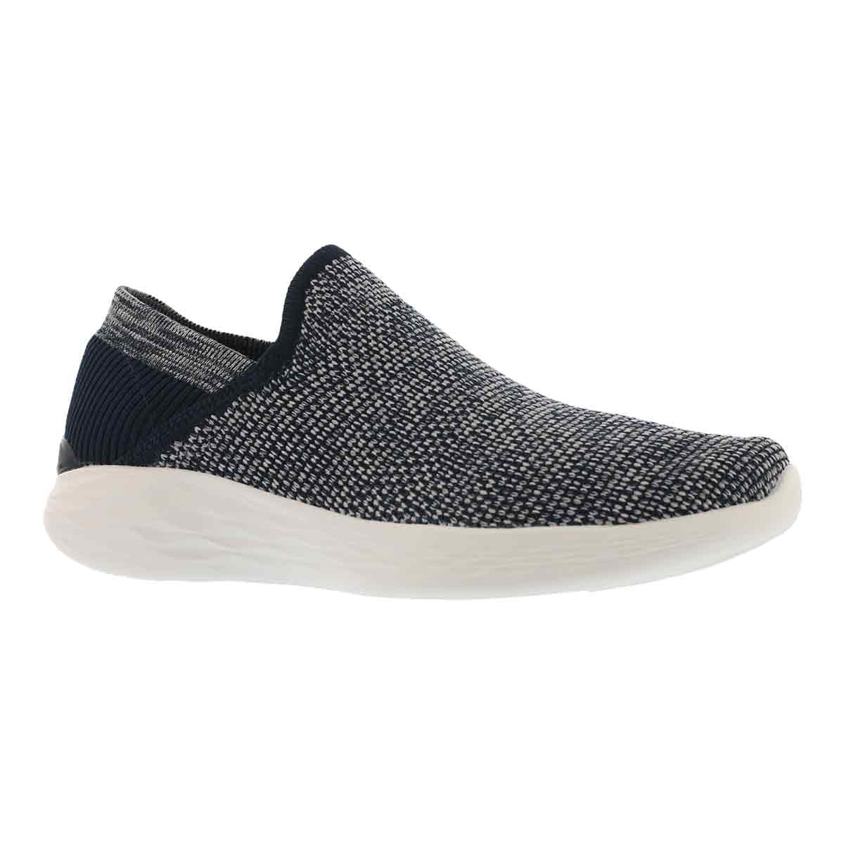 Women's YOU navy/white slip on walking shoes