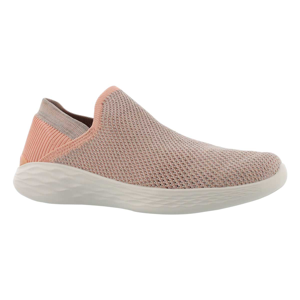 Women's YOU RISE peach slip on walking shoes