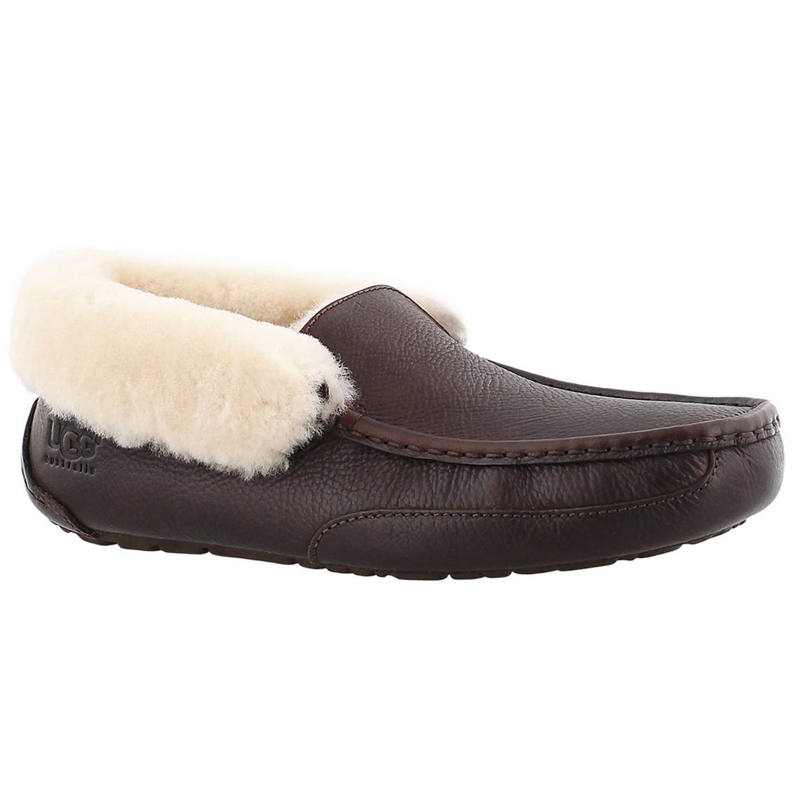 Men's GRANTT china tea leather moccasins