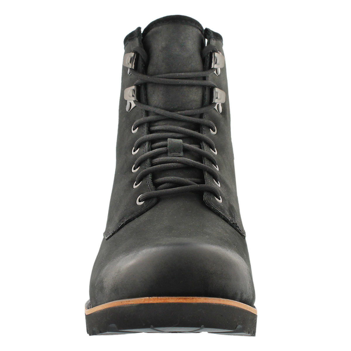 Mns Hannen blk lthr wtpf casual boot