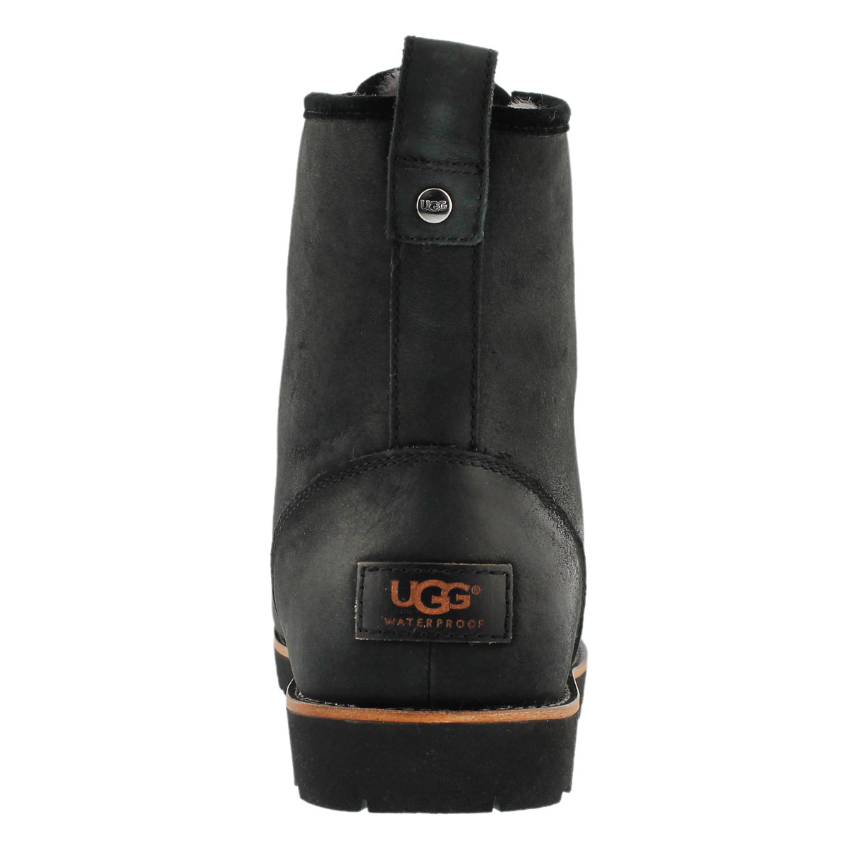 Mns Hannen blk lthr wtpf casual boot