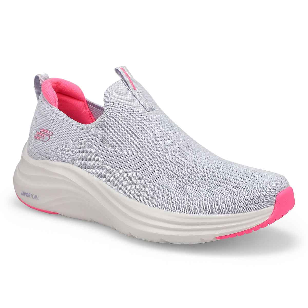 Womens Vapor Foam Slip On Sneaker - Light Blue/Pink