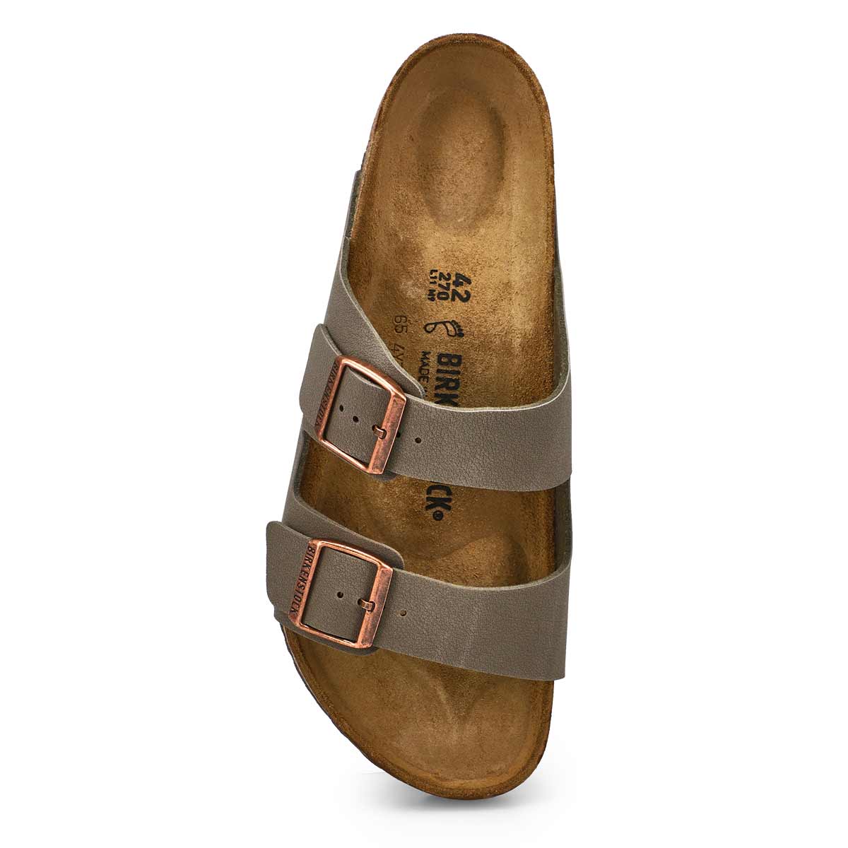 birkenstock arizona birkibuc stone