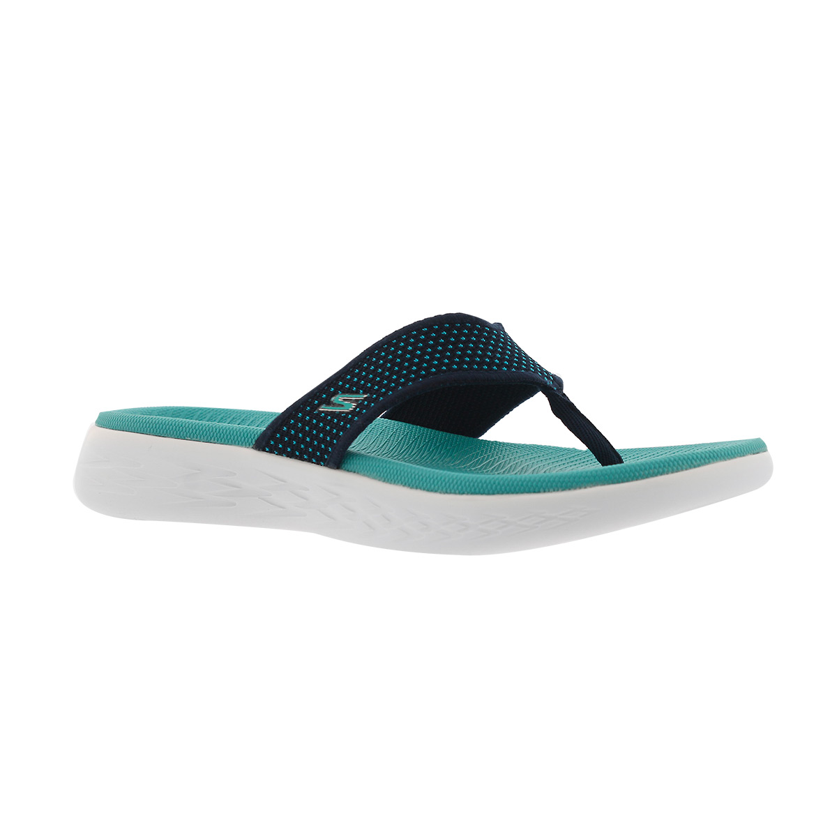 Lds On-The-Go 600 nvy/trq flip flop