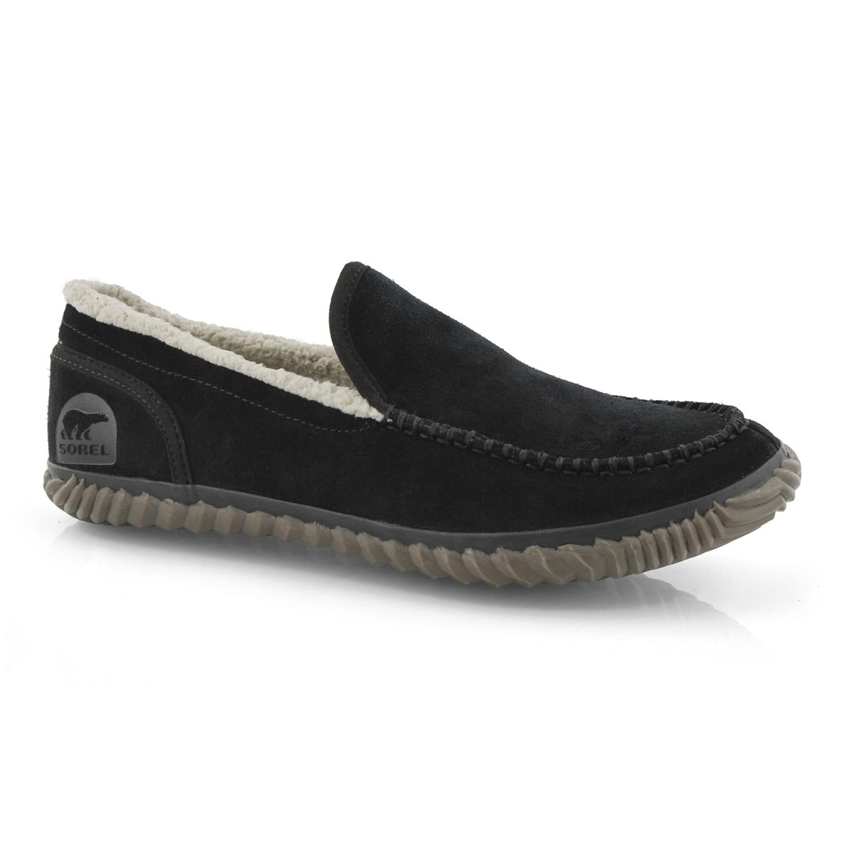 Mns Dude Moc black slipper