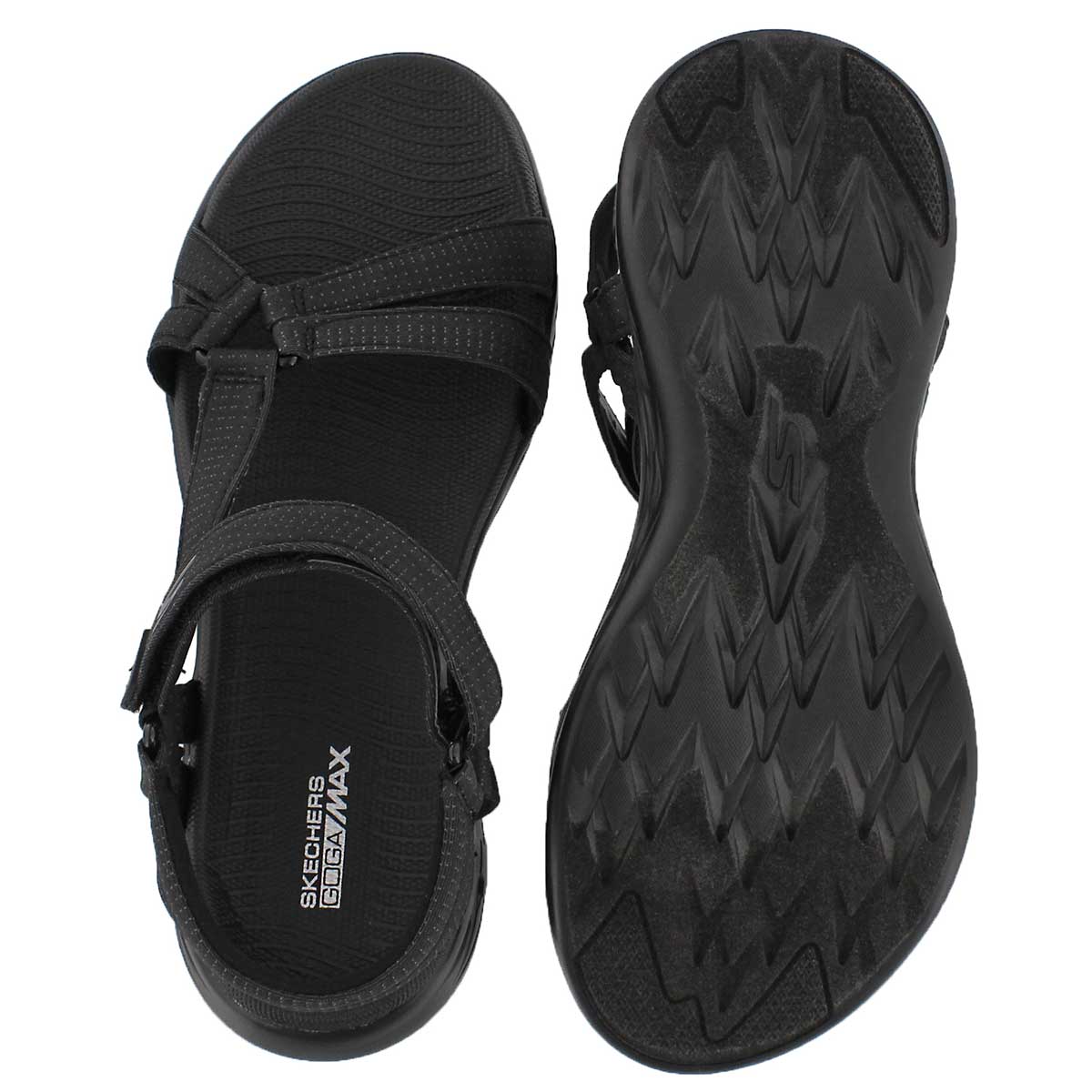 skechers goga max slippers