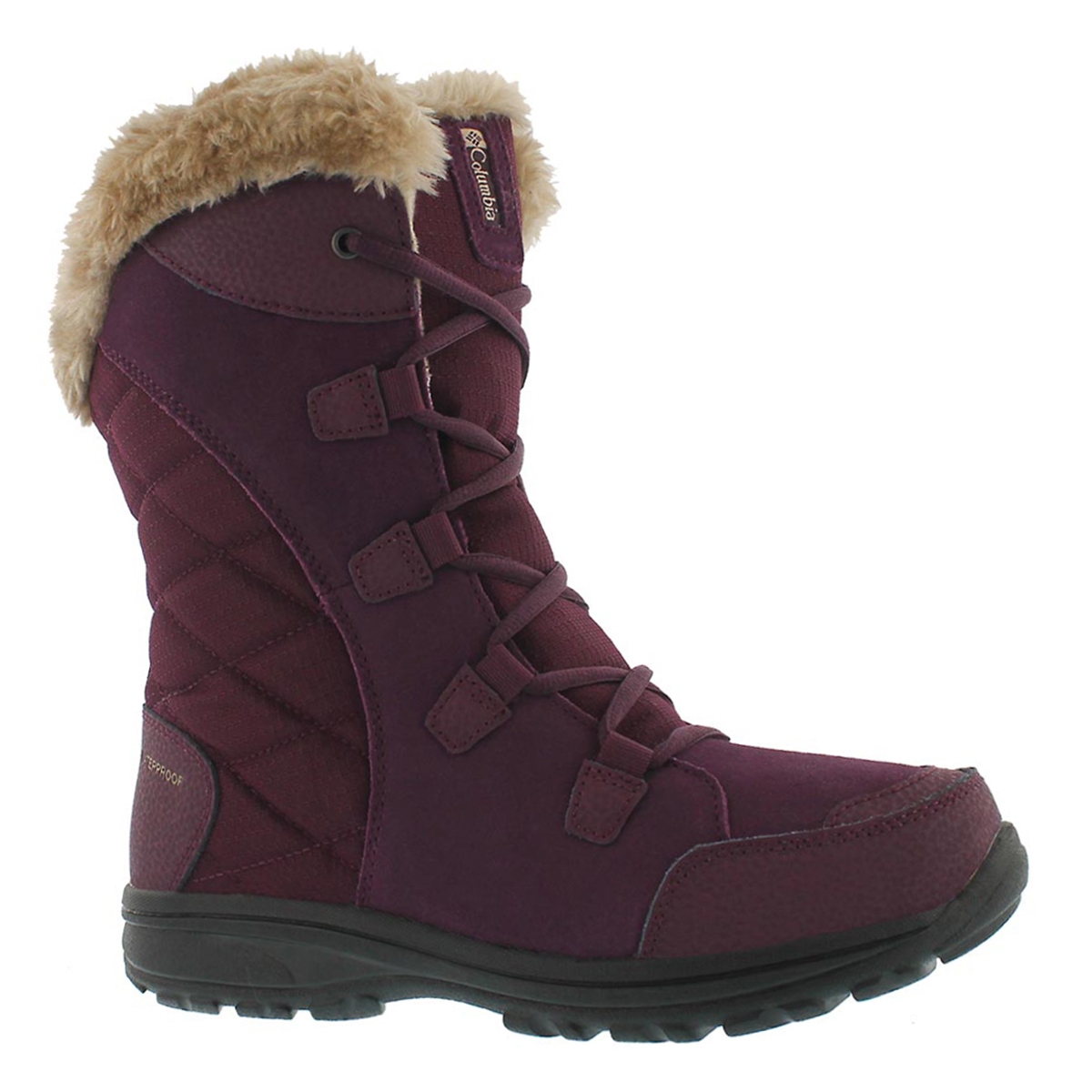 Women's ICE MAIDEN II purple winter boots