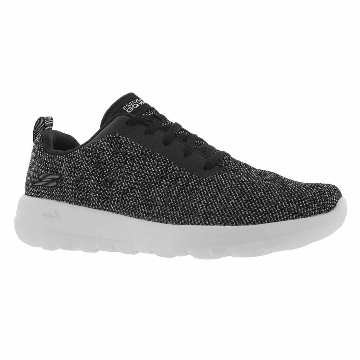 Lds GO WalkJoy bk/wt laceup walking shoe