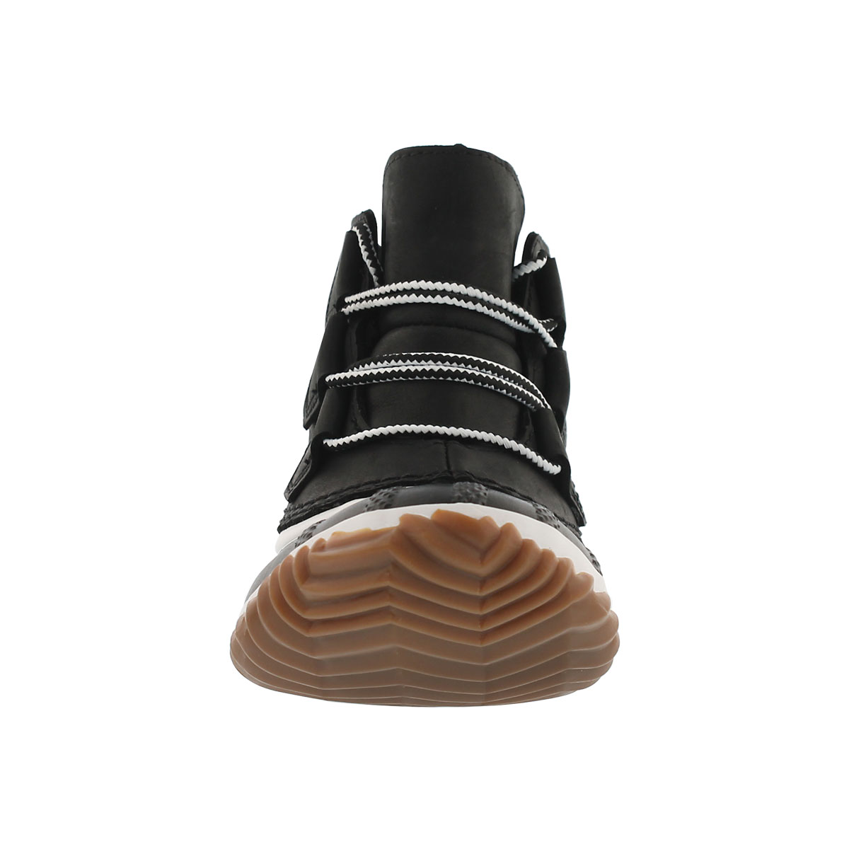 Lds Out'N About Leather blk casual booti
