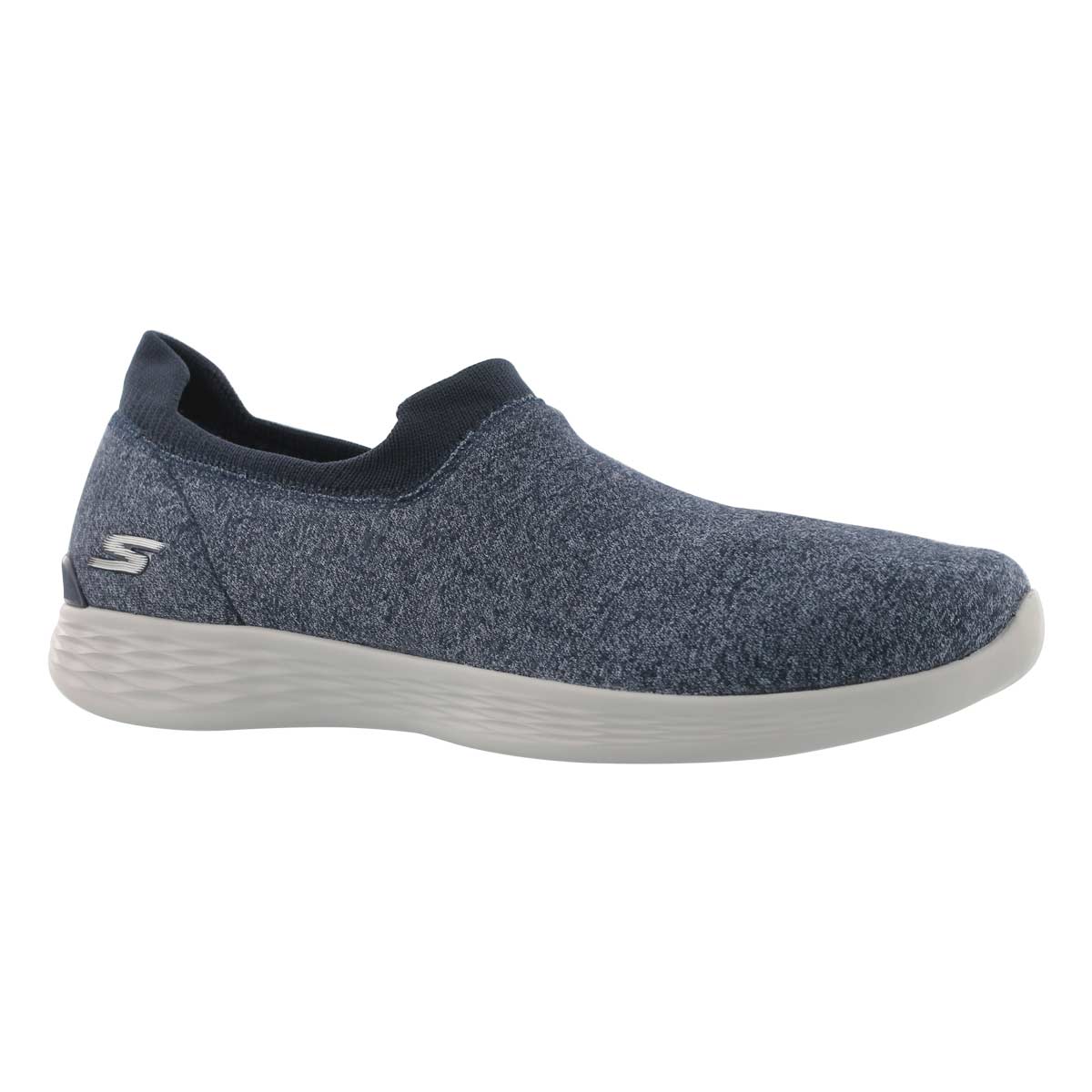 Lds You Define nvy/gry slip on shoe