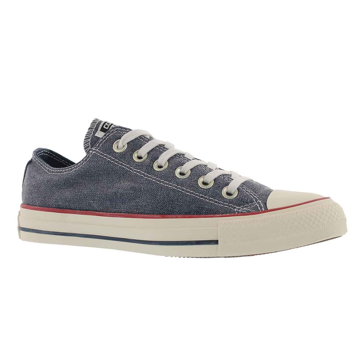 Lds CTAS Stone Wash navy oxford sneaker