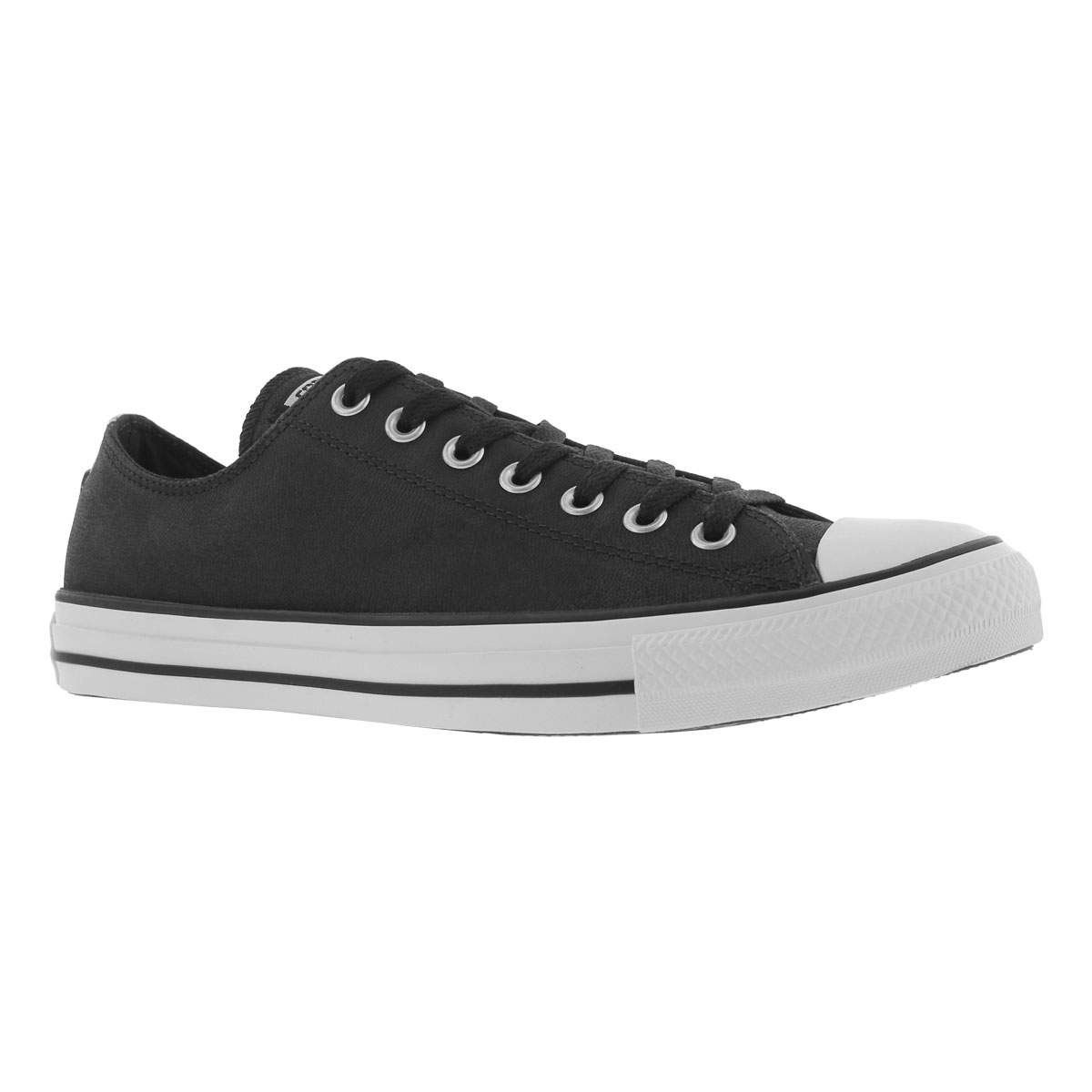 Men's CT ALL STAR LEATHER OX black sneakers