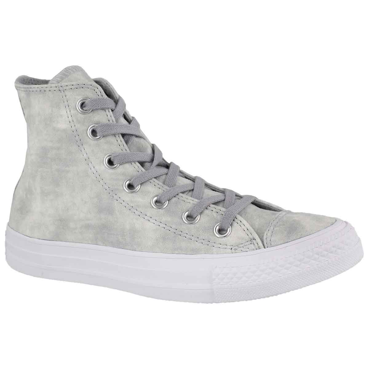 Women's CT ALL STAR PEACHED WASH grey high tops