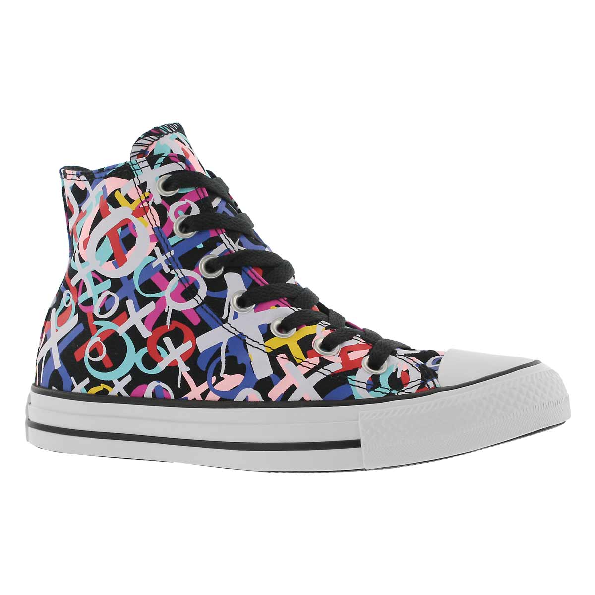 Women's CT ALL STAR BLEEDING LOVE blk/mlti hi tops