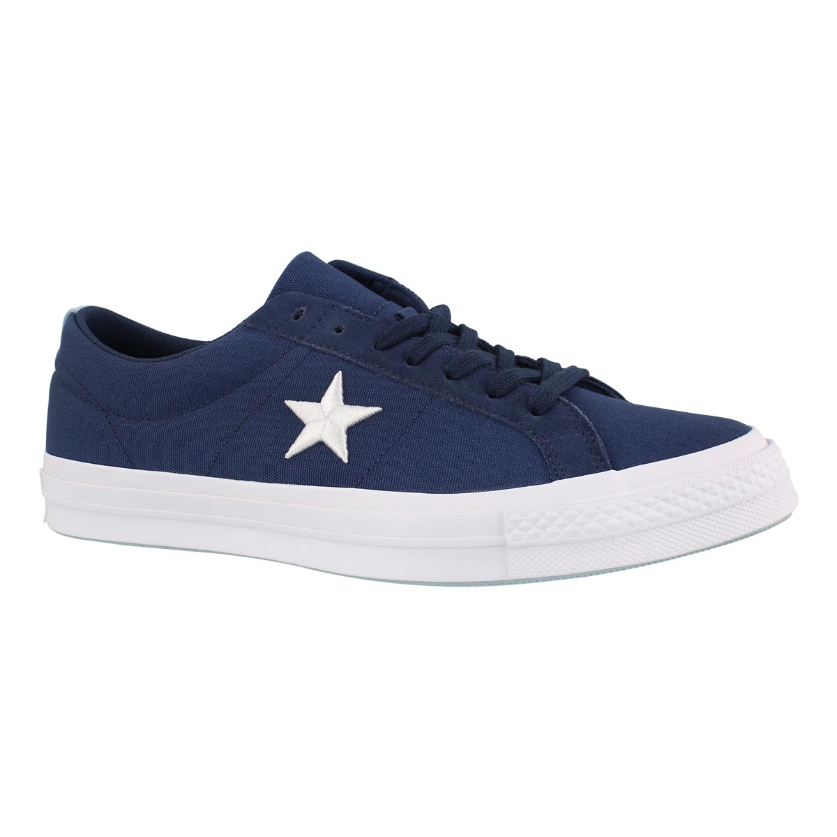 Men's ONE STAR navy/whte fashion sneakers
