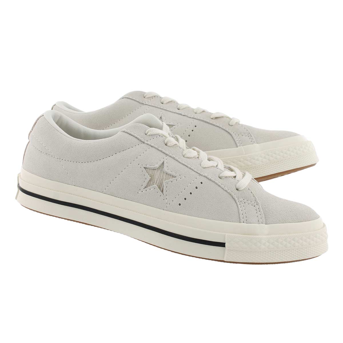 Lds One Star egret/gold snkr