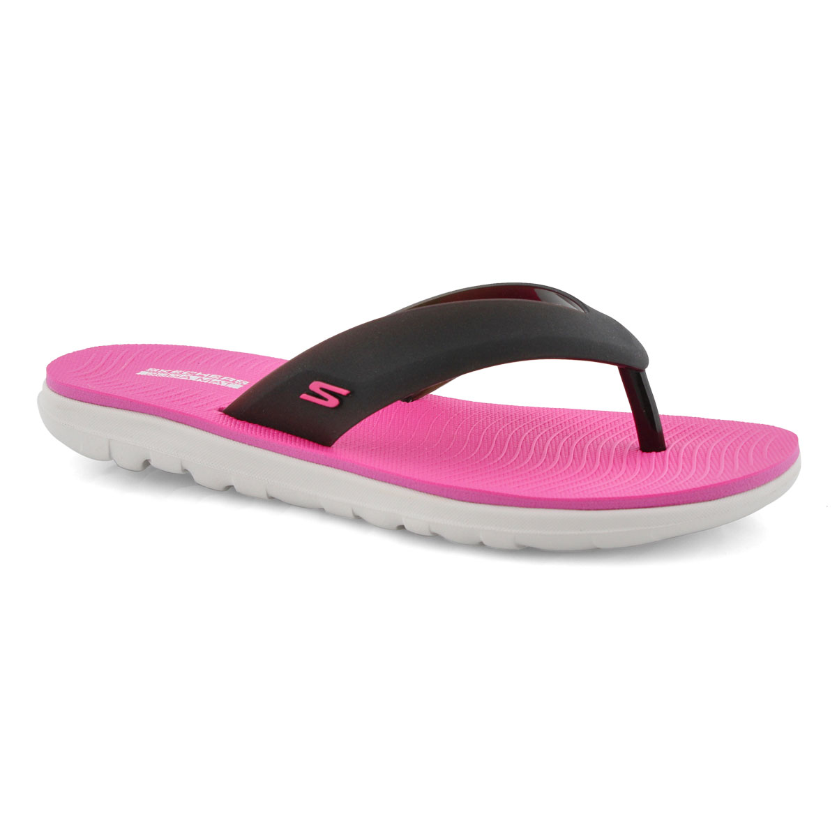 Lds NextWaveUltraTropicz bk/pnk flipflop