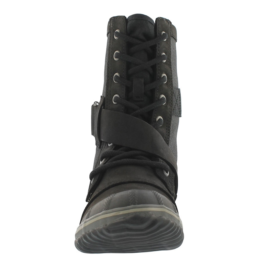 Lds Slimboot Lace black combat boot