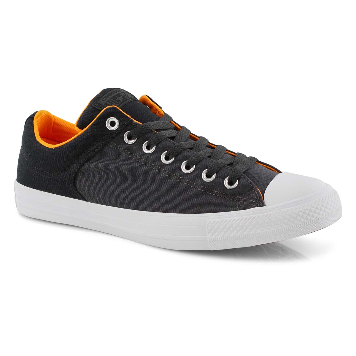 Mns CTAS High Street blk/orng snkr