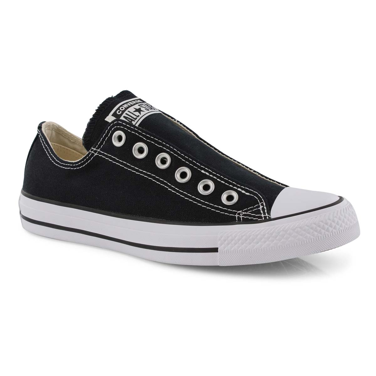 Lds CTAS Slip blk slip on snkr
