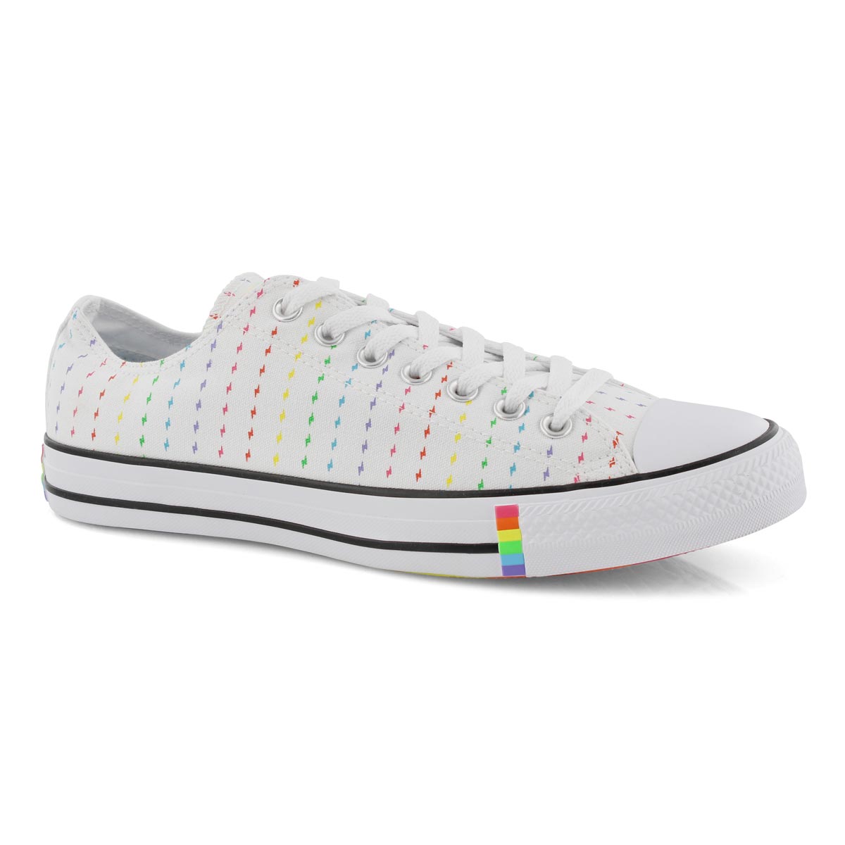 Mns CTAS Rainbow Pride Ox wht/mlt snkr