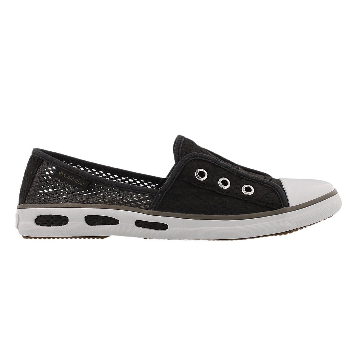 Lds Vulc N Vent Bombie black slip on