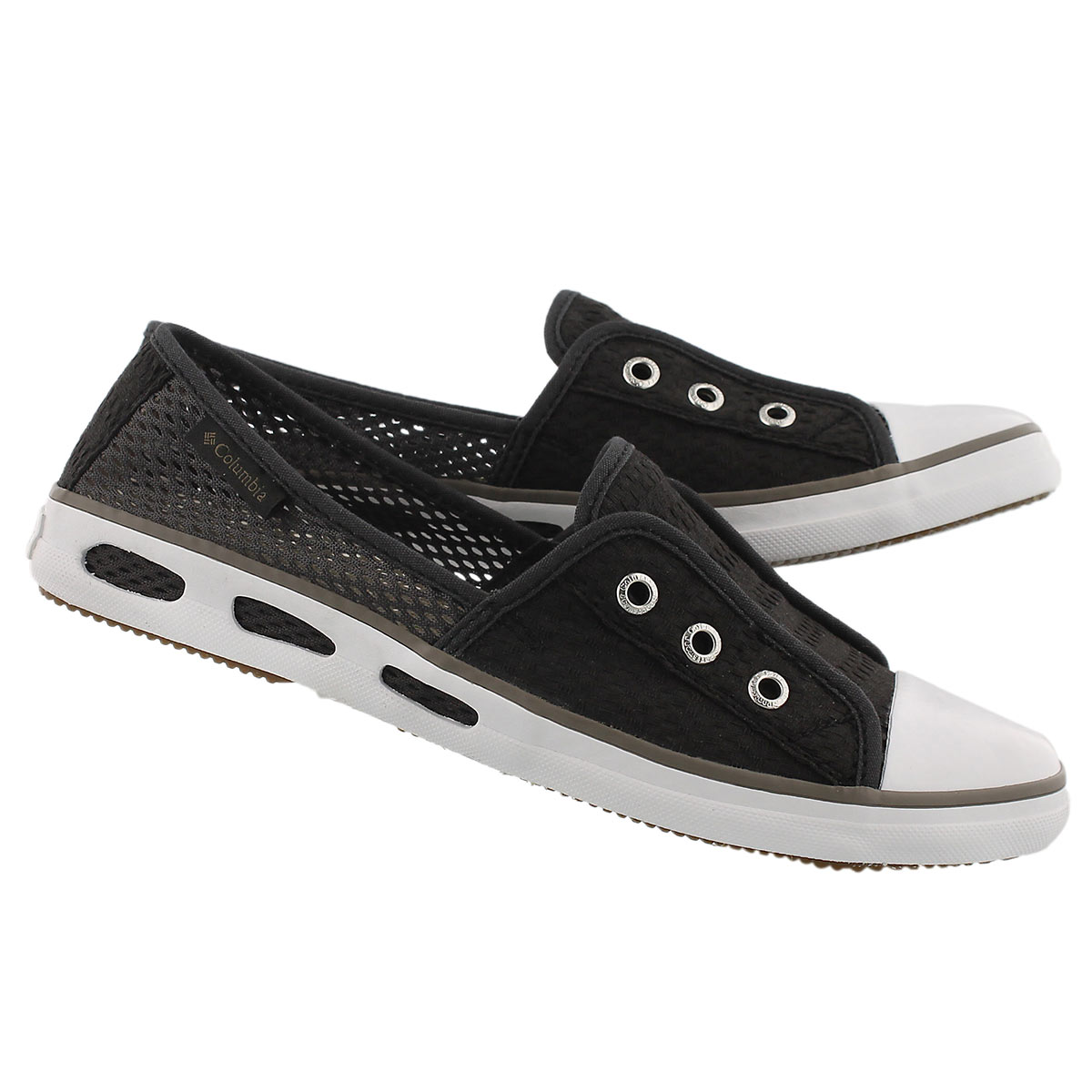 Lds Vulc N Vent Bombie black slip on
