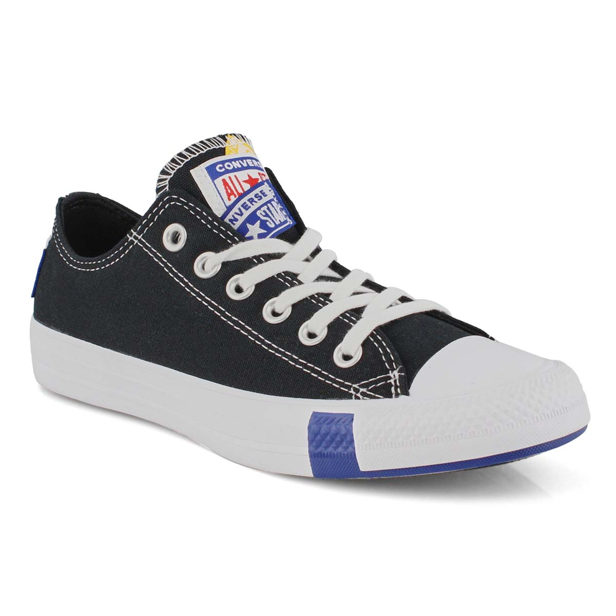 Lds CTAS Logo Play blk/red oxford snkr