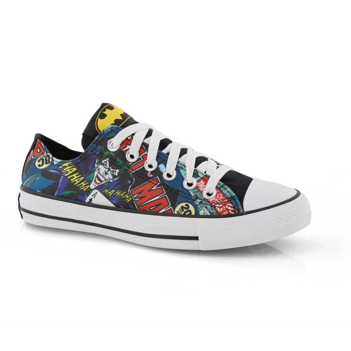 Lds Batman multi/wht oxford sneaker