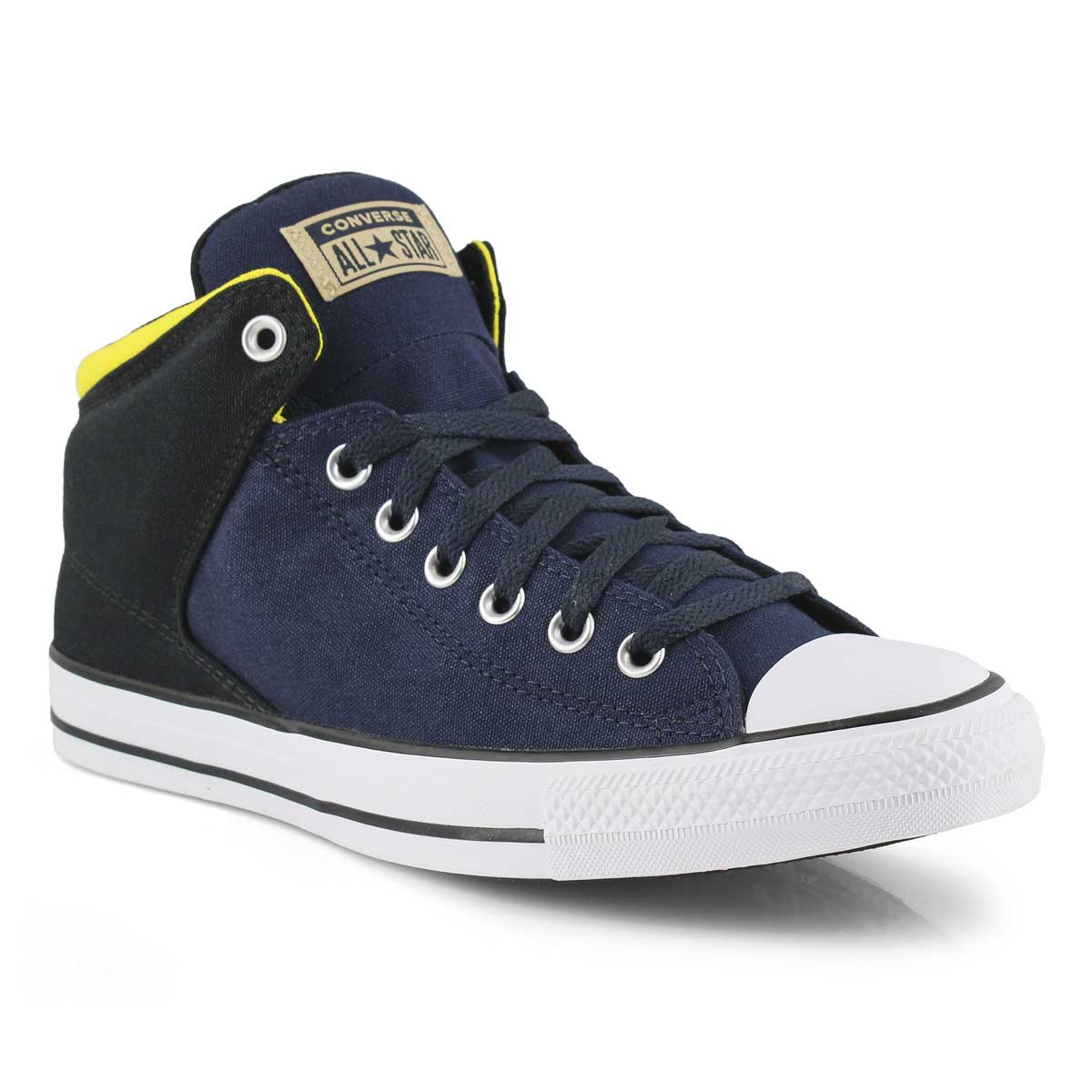 Mns CT A/S High Street blk/yellow hi top