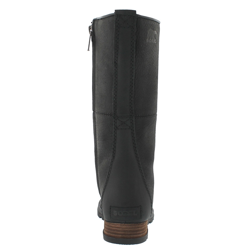 Lds Major Maverick blk mid-calf boot