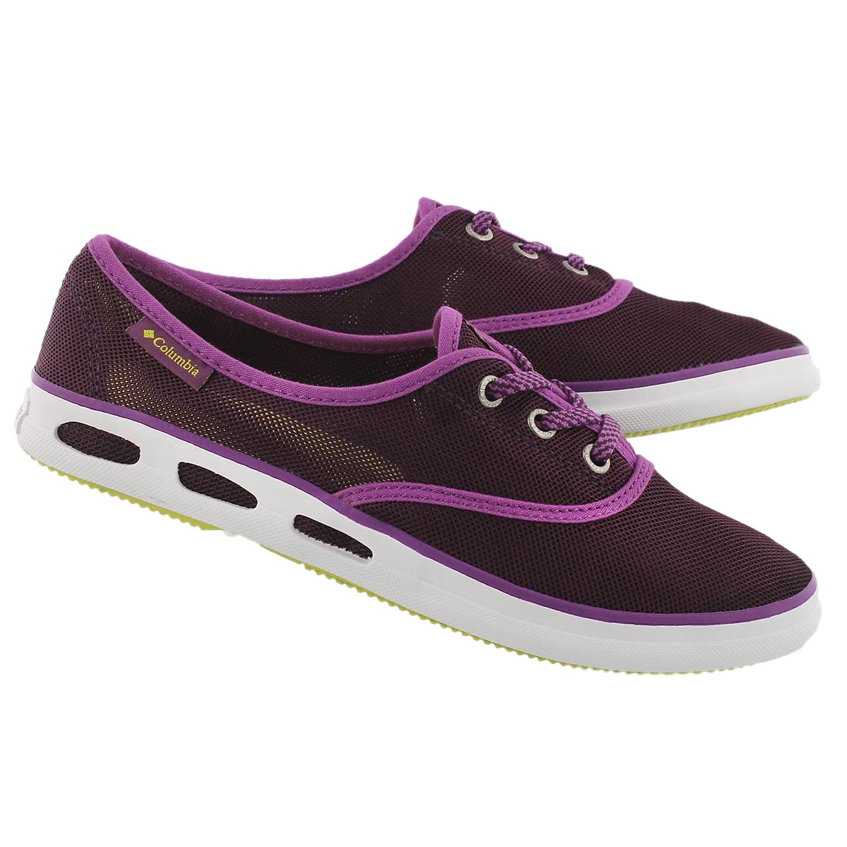 Lds Vulc N Vent Lace Mesh purple sneaker