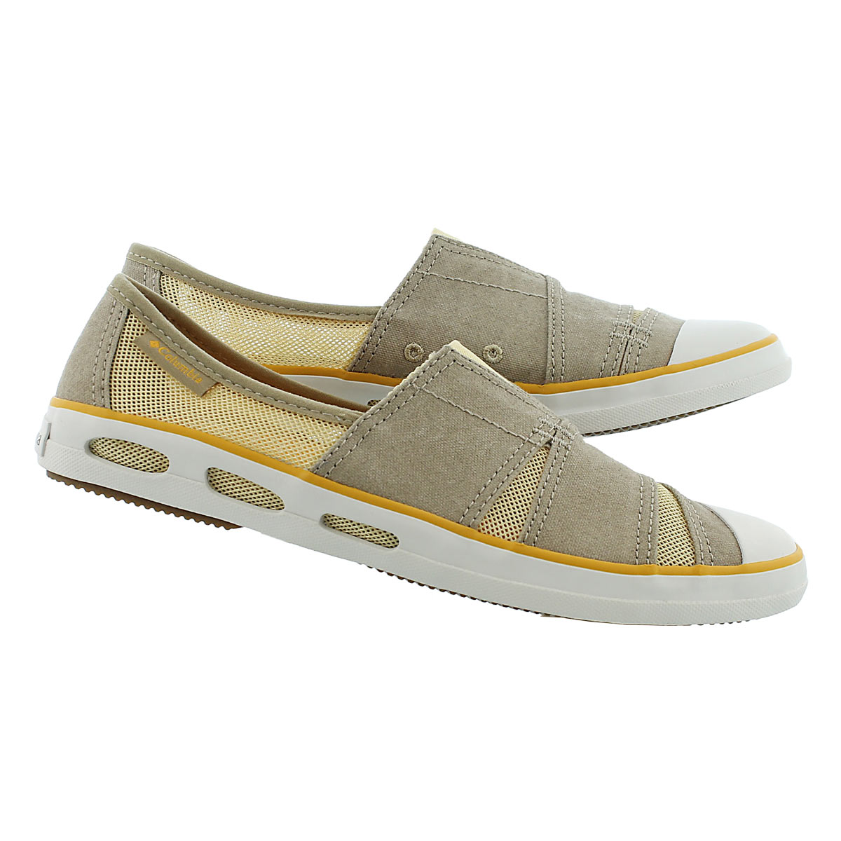 Lds Vulc N Vent Slip tan slip on