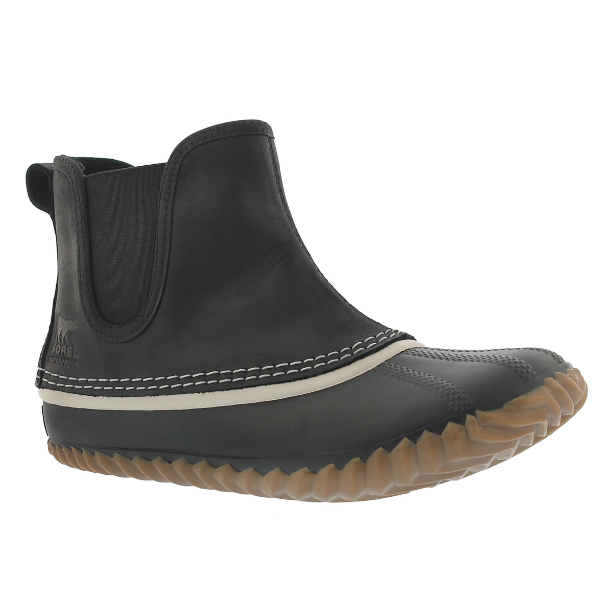 Women's OUT'N ABOUT CHELSEA black duckie boots
