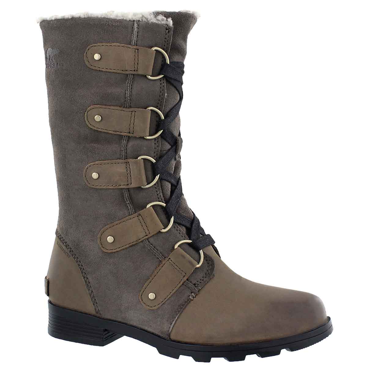 Women's EMELIE LACE major/black waterproof boots